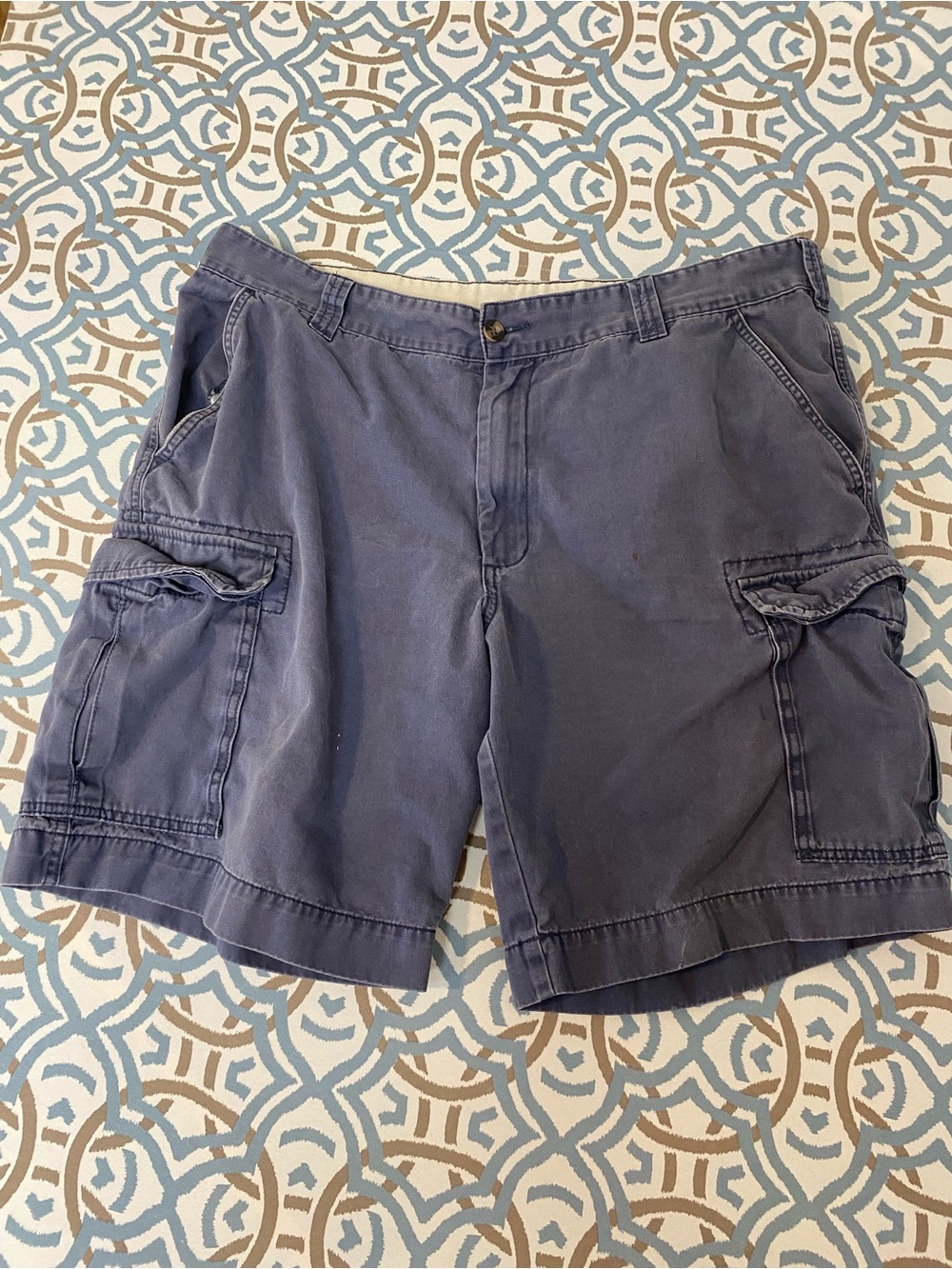 Merona Blue Cargo Shorts with Utility Pockets